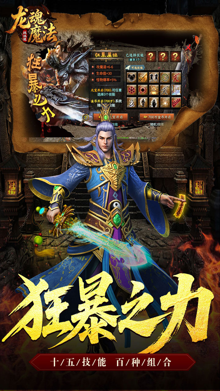 龙魂魔法（战法道狂暴十五技）游戏截图3