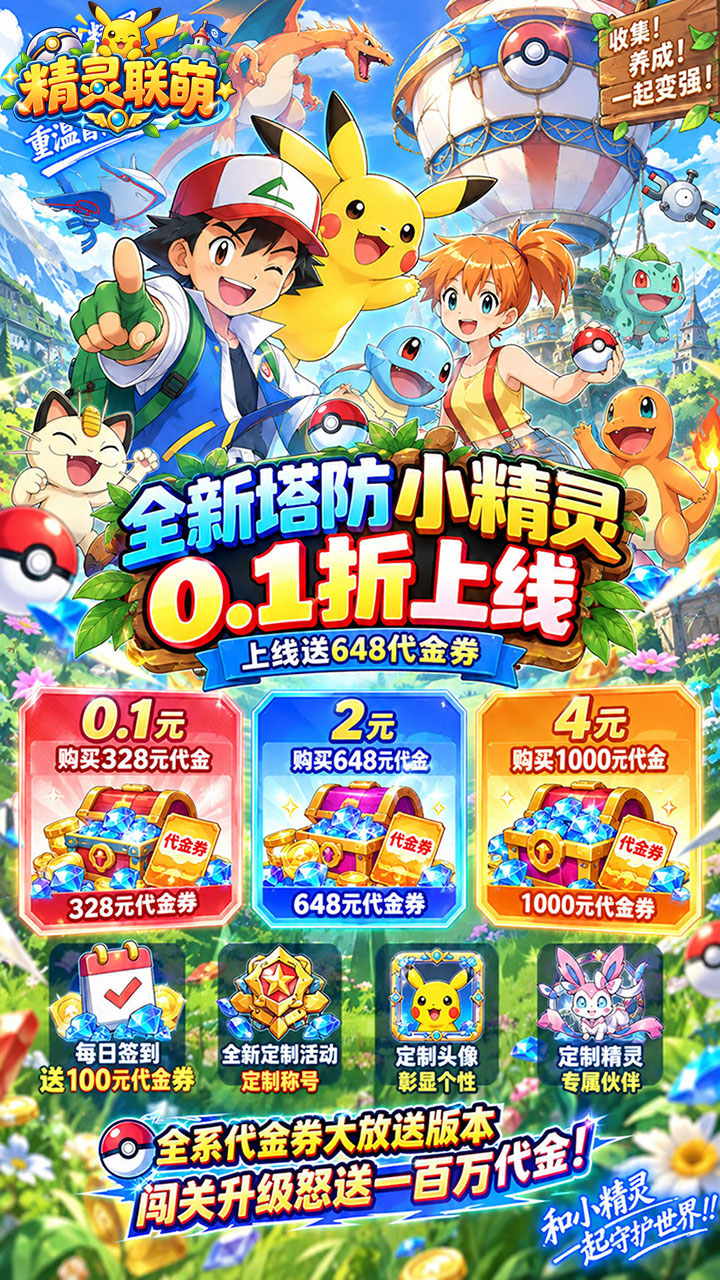 精灵联萌（0.1折蔚蓝小精灵）游戏截图5